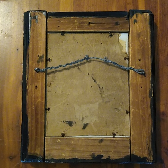 Old Antique Frame with Gentleman Silhouette - Picture 2 of 16